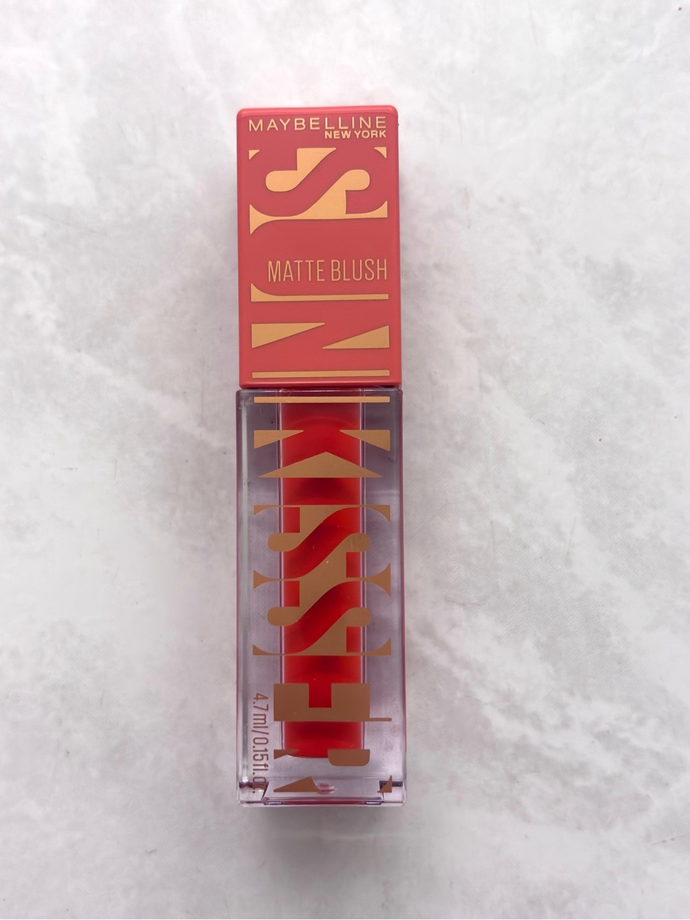 New Sealed Maybelline Sunkisser Multi-use Blendable Liquid Blush-Spritzy Orange